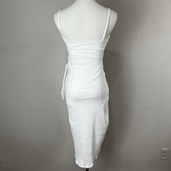 Lovers and Friends Arlo Midi Slit Sarong Wrap Dress Sleeveless White Size XS - Picture 6 of 11